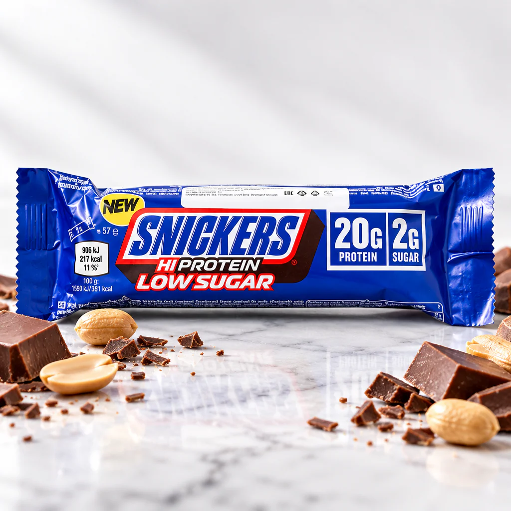 Батончик протеиновый Snickers Hi Protein Low Sugar 57г 1/12